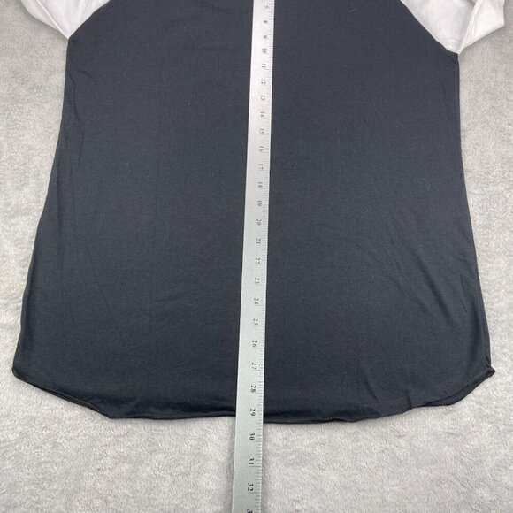 Terror Threads Shirt Mens Large Black White Raglan Halloween Horror Killer Clown - Picture 8 of 9